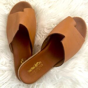 Leather Summer Slide by Coach and Four